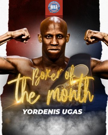 Ugas is WBA Boxer of the Month