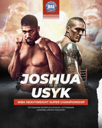 Joshua-Usyk this Saturday for the WBA Super Championship