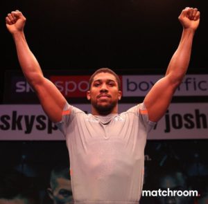 Joshua ready for his return to the ring 