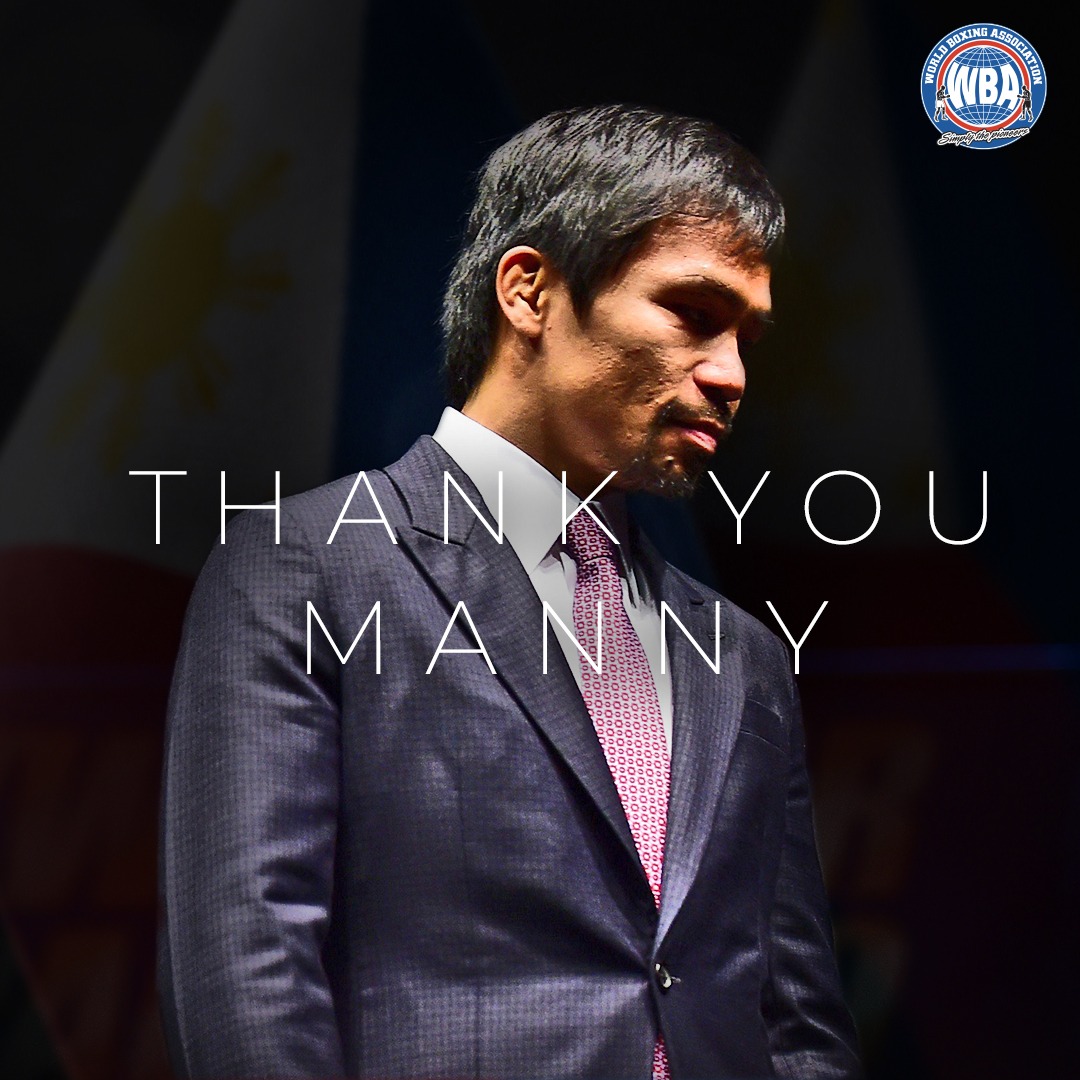 Feliz retiro, Manny Pacquiao