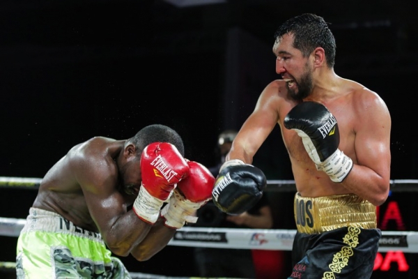 Yerbossynuly knocked out Allen in a WBA super middleweight eliminator