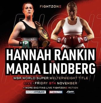 Hannah Rankin y María Lindberg se disputarán el cetro vacante WBA de las 154 libras