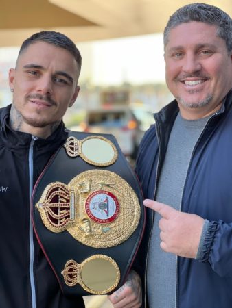 Kambosos received historic belt from the WBA