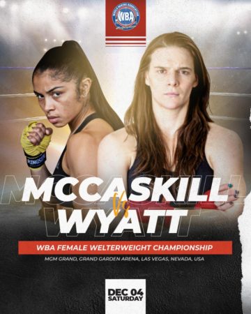 Wyatt será la rival de McCaskill este sábado