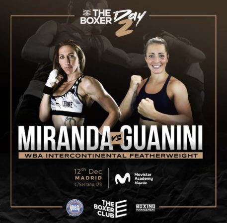 Jennifer Miranda y Jorgelina Guanini disputarán el cinto intercontinental WBA pluma