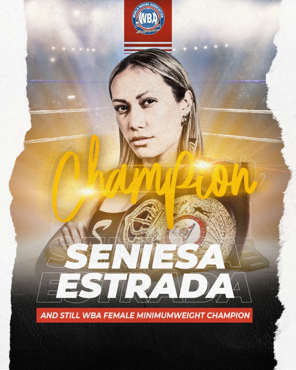 Seniesa defended her WBA titled with a spectacular knockout