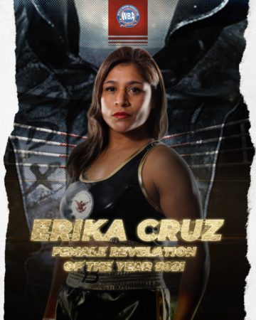 Erika Cruz nombrada como la revelación 2021