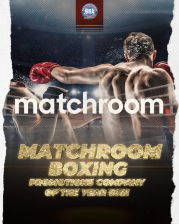 Matchroom Boxing is the Promotional Company of the Year