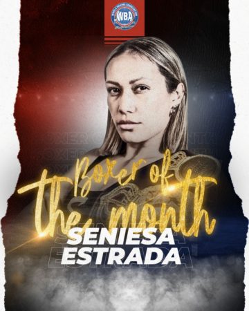Seniesa Estrada es la Boxeadora del mes de diciembre