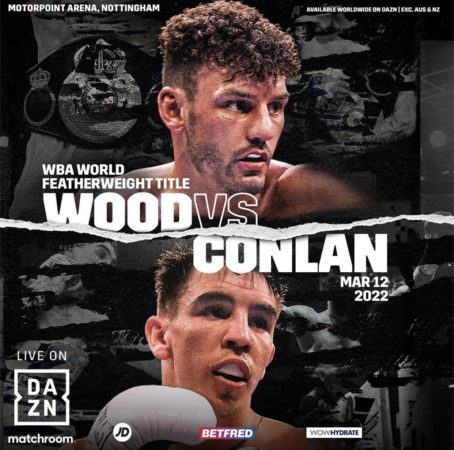 Wood and Conlan will fight on March 12 for the WBA belt