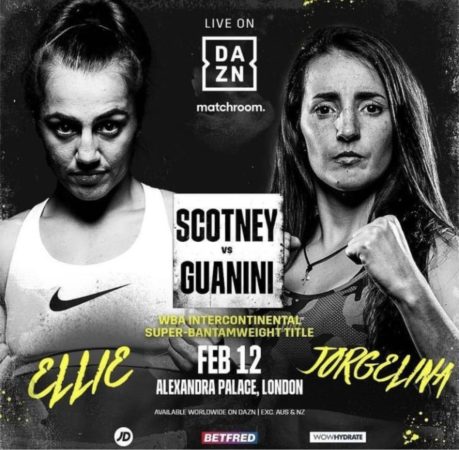Jorgelina Guanini and Ellie Scotney go for the intercontinental super bantamweight title