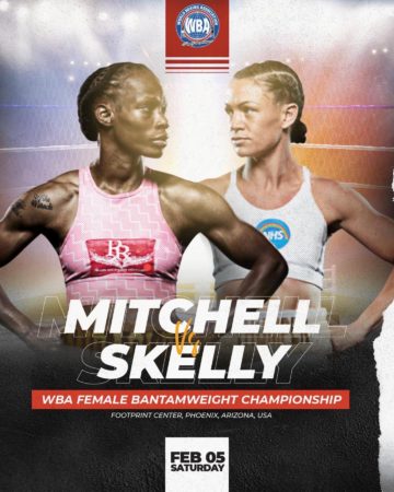 Mitchell ready to defend her WBA crown against Skelly