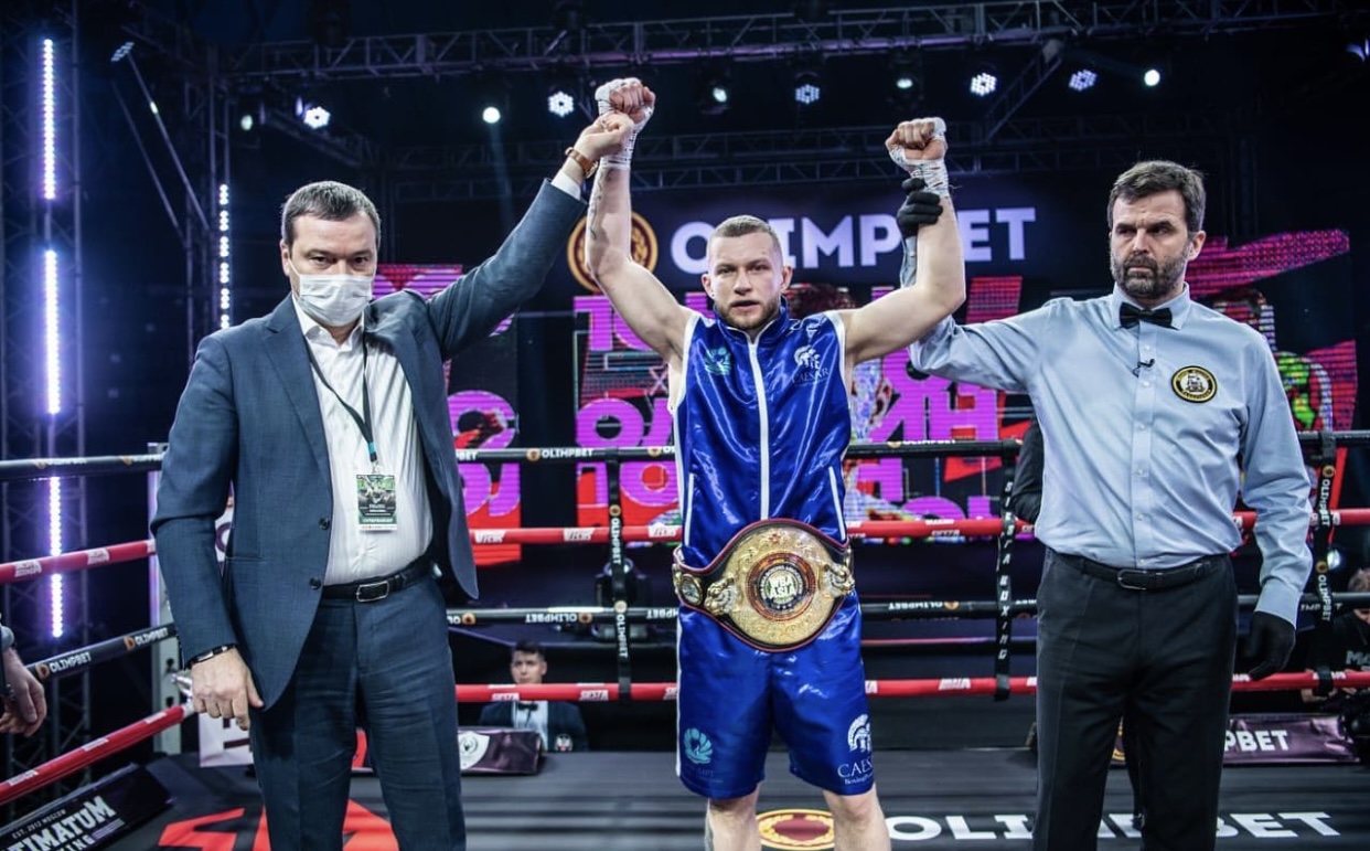 Solonin wins WBA-Asia belt in Moscow
