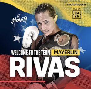 Mayerlin Rivas se une a Matchroom Boxing