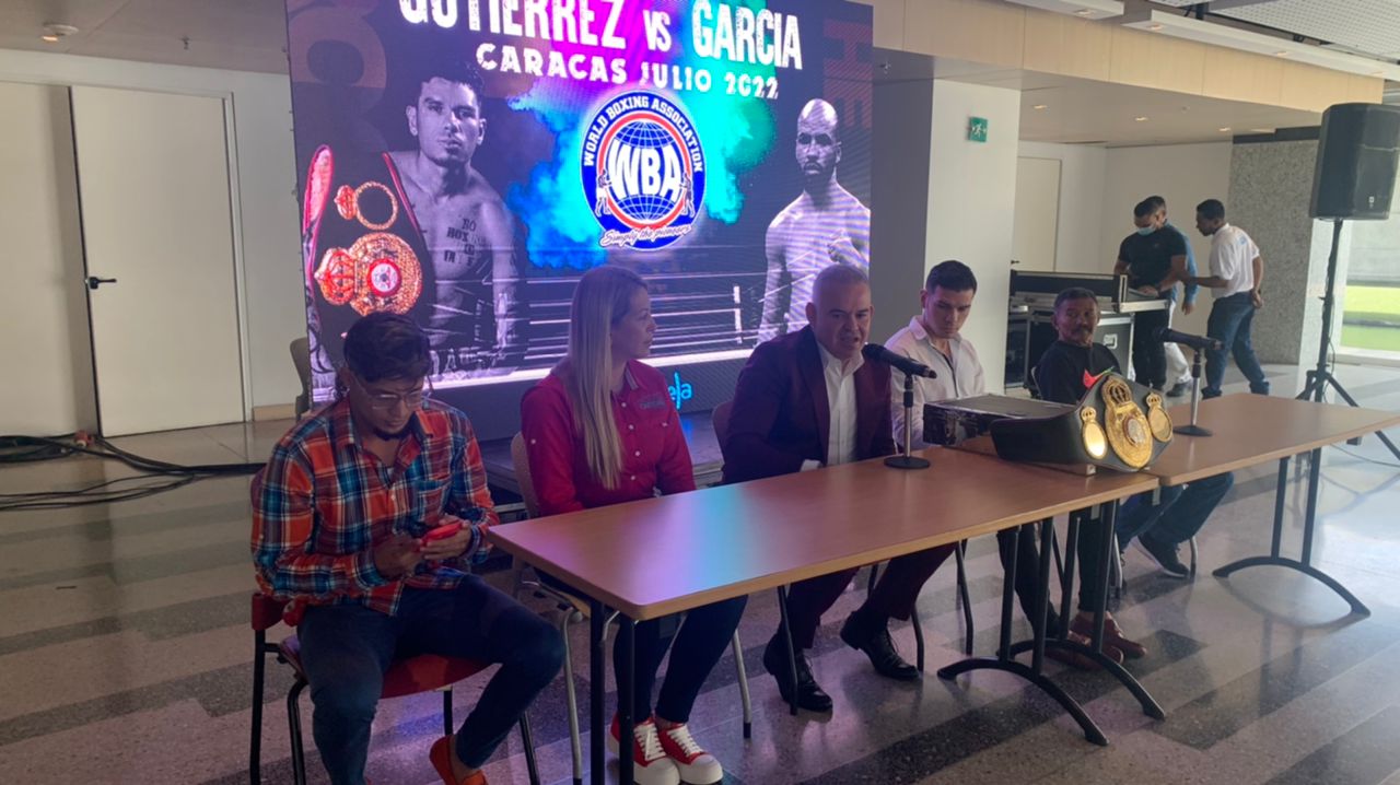 Gutierrez-Garcia on July 10 in Caracas for the WBA belt