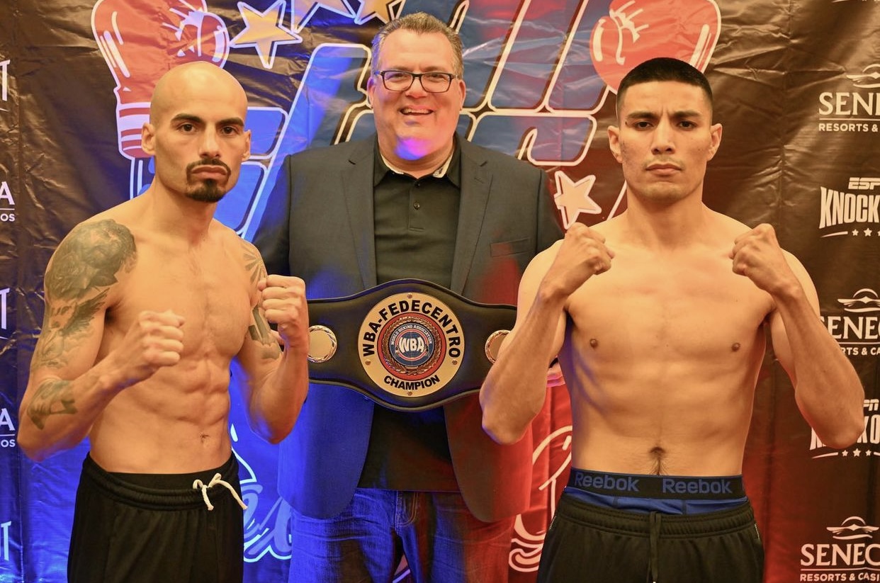 Flores and Betancourt for the vacant WBA-Fedecentro belt in New York