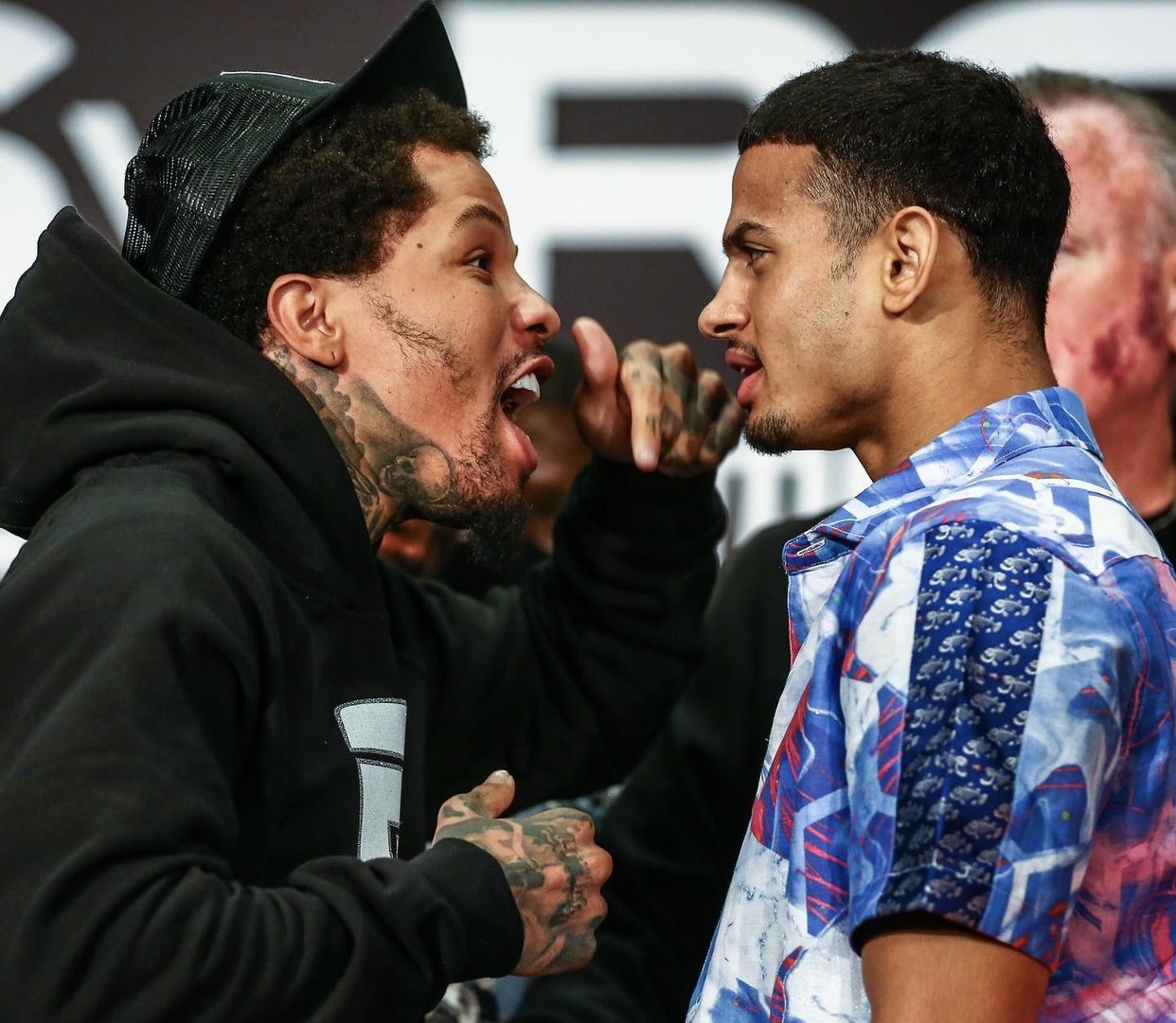Gervonta and Romero were hostile in their face-to-face confrontation