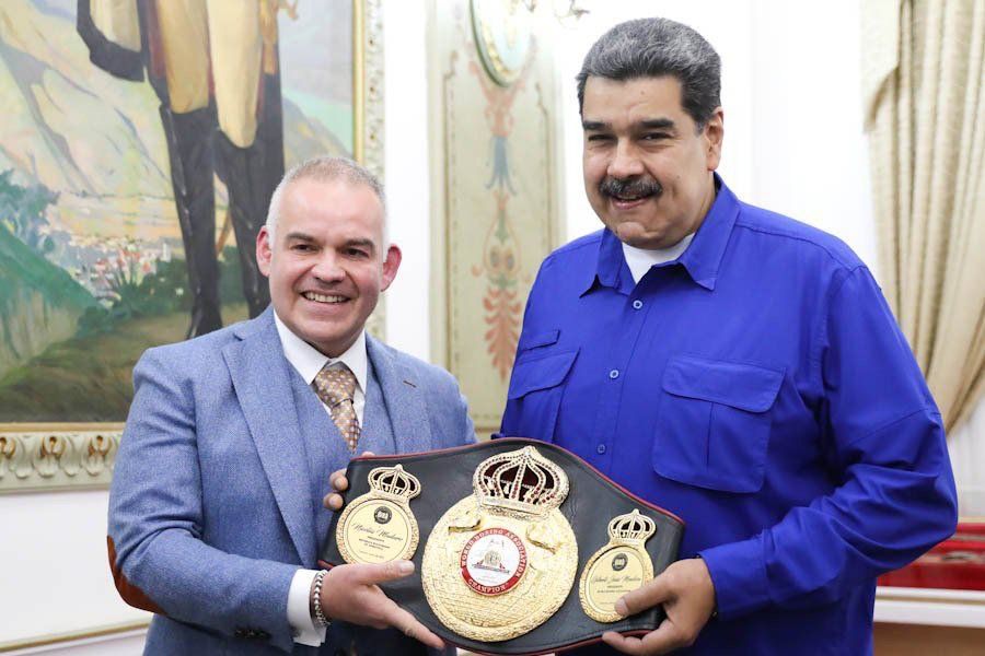 Gilberto Jesús Mendoza met with Nicolás Maduro in favor of Venezuelan boxing 