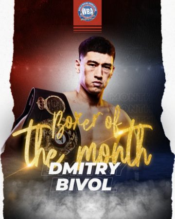 Bivol is WBA Fighter of the Month