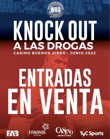 Boxers from six countries will be present at WBA XXXVIII KO Drugs