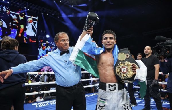 Akhmadaliev defends his WBA title against Tapales on April 8 