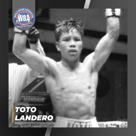 WBA mourns the death of Toto Landero 