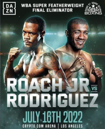 Roach Jr. and Rodriguez in WBA Super Featherweight eliminator this Saturday 