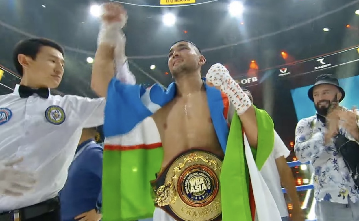 Fozilov es nuevo campeón WBA Asia