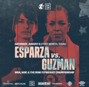 Esparza Defends Against Guzman on August 6