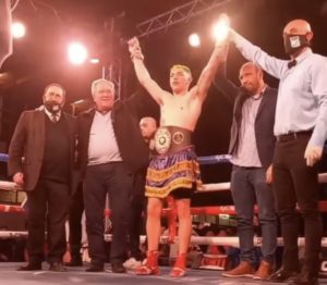Pablo Corzo defended his regional belt for the third time 