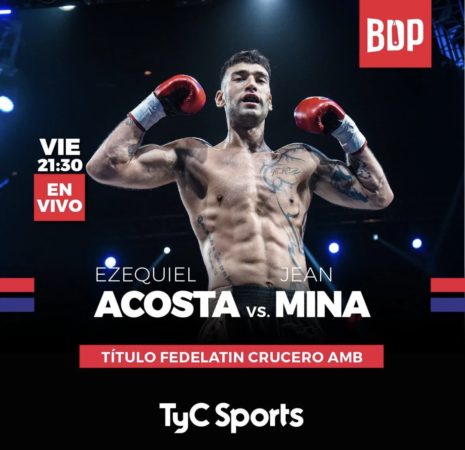 Acosta-Mina for the WBA-Fedelatin cruiserweight belt this Friday 