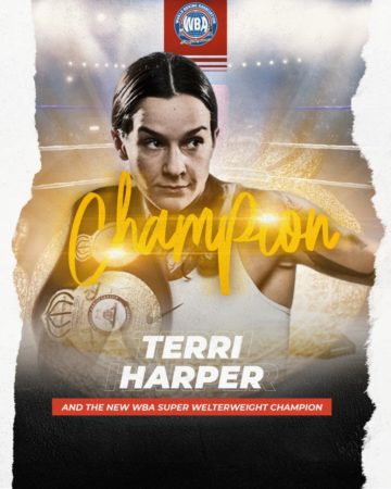 Terry Harper es la nueva campeona súper welter AMB