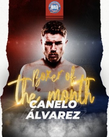"Canelo" is WBA Boxer of the Month
