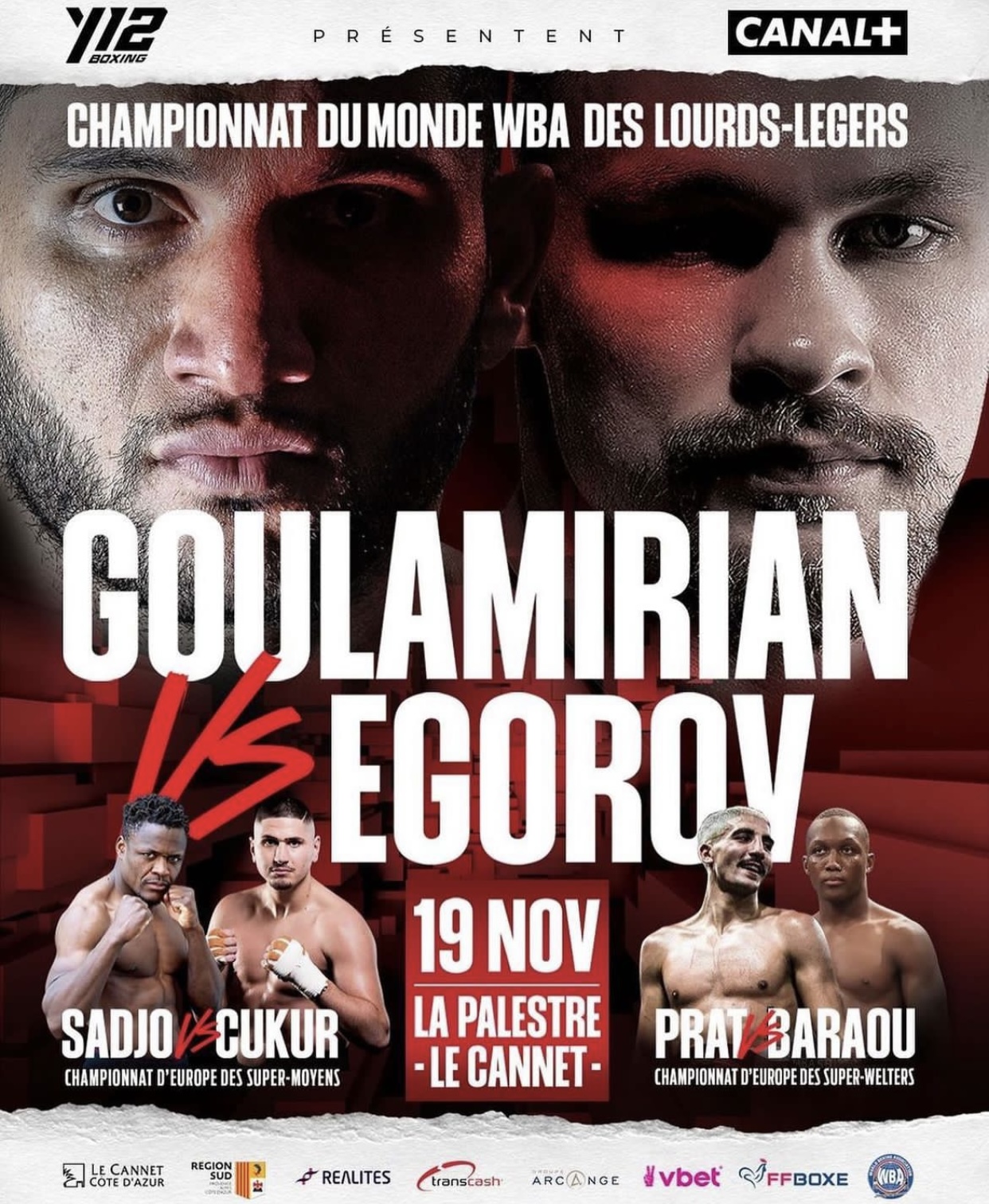 Goulamirian-Egorov set for Nov. 19