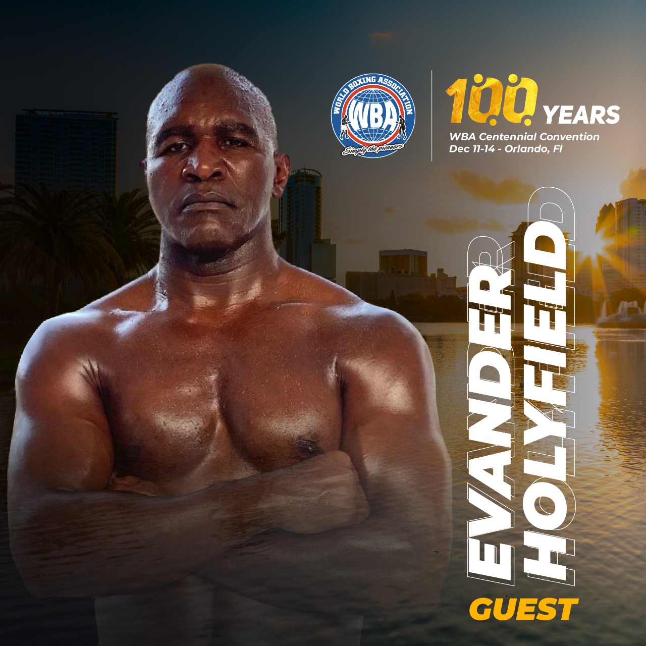 Evander Holyfield to attend WBA Centennial Convention