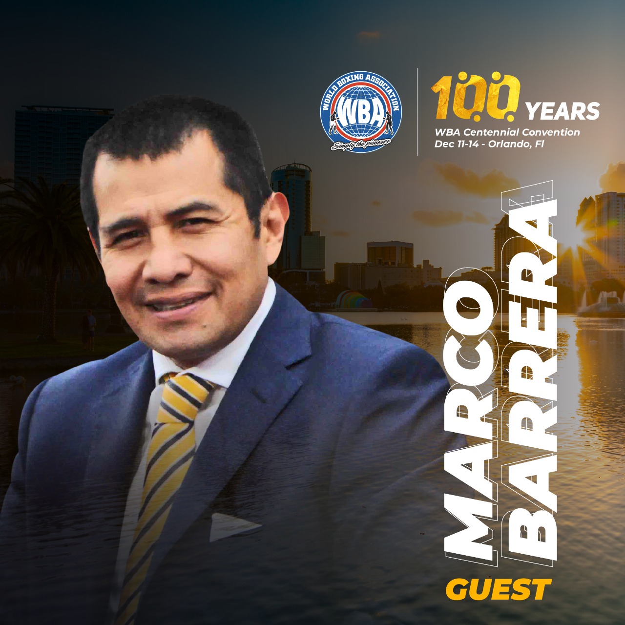 Marco Antonio Barrera dirá presente en la Convención Centenario AMB