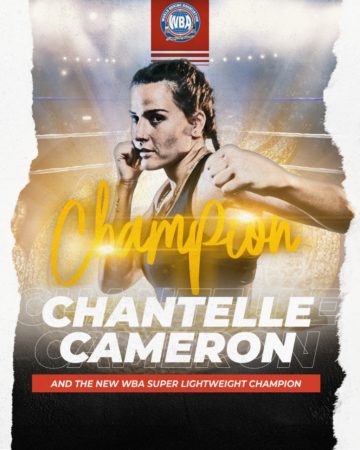 Chantelle Cameron makes her mark in history as the new undisputed 140-weight female champion