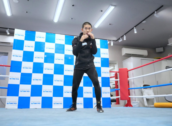 Ioka held a public workout before his fight with Franco  