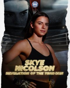 Skye Nicolson was named Female Revelation of the Year – World Boxing