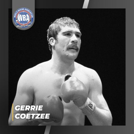 WBA mourns the death of Gerrie Coetzee 