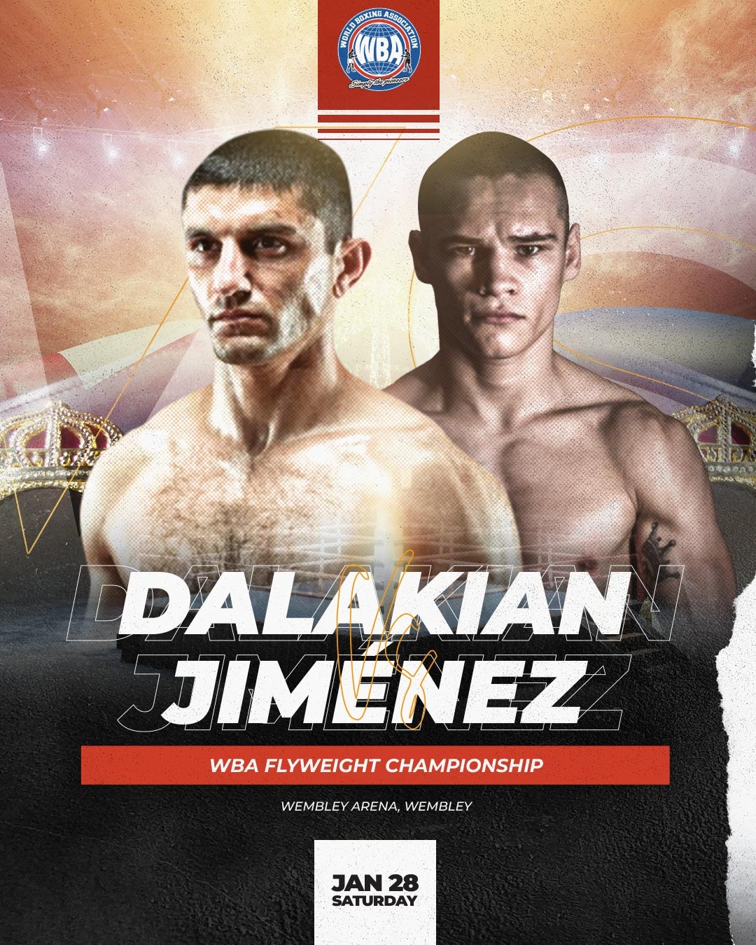 Dalakian-Jimenez for the WBA World Flyweight title