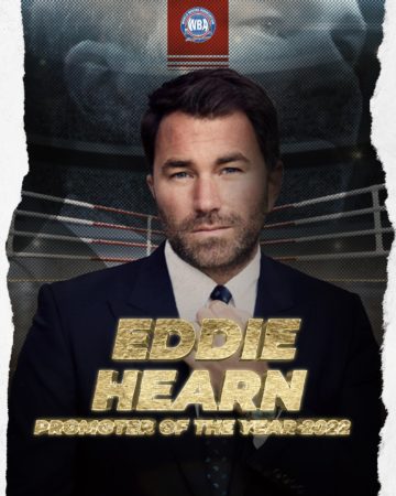 <strong>Eddie Hearn Promotor del Año</strong>
