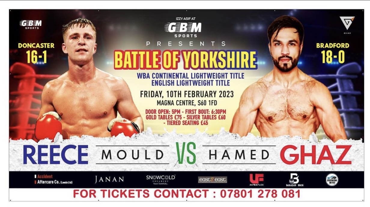 Ghaz-Mould for the WBA Continental Europe belt on Friday 