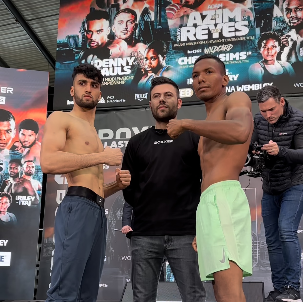 Azim-Reyes will fight for the WBA-Continental crown at Wembley on Saturday