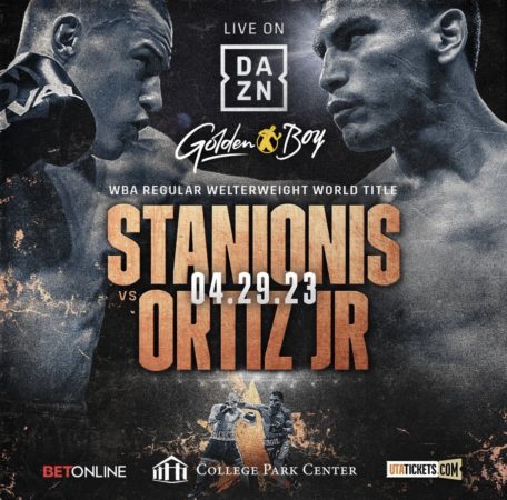 Stanionis-Ortiz Jr. to fight for WBA crown on April 29th