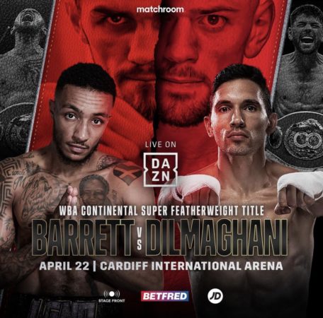 Barrett to face Dimalghani for the vacant WBA Continental belt 