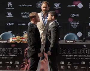 Canelo and Ryder met in San Diego