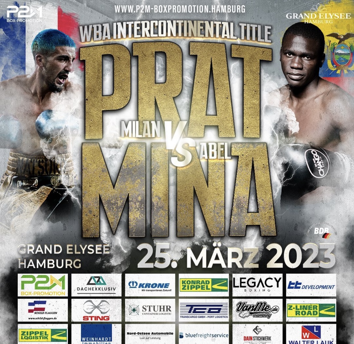Prat and Mina fight for the WBA Intercontinental belt 