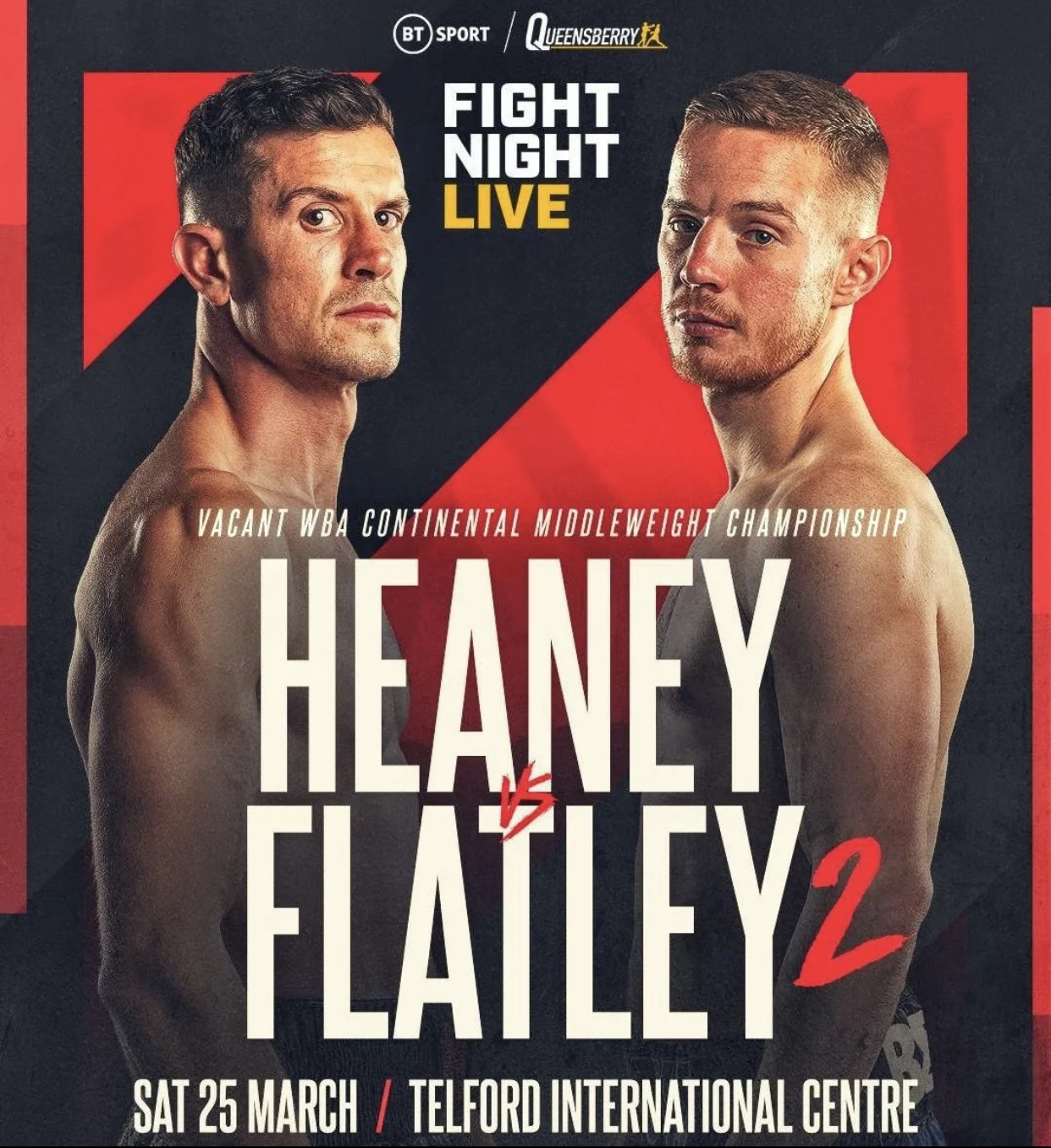 Heaney, Flatley to rematch for WBA Continental belt