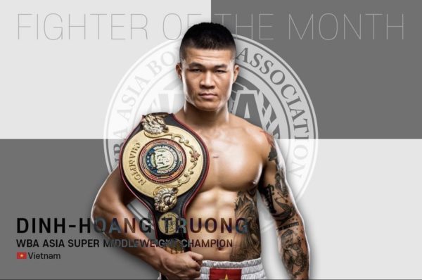 Hoang Truong WBA Asia Boxer of the Month 